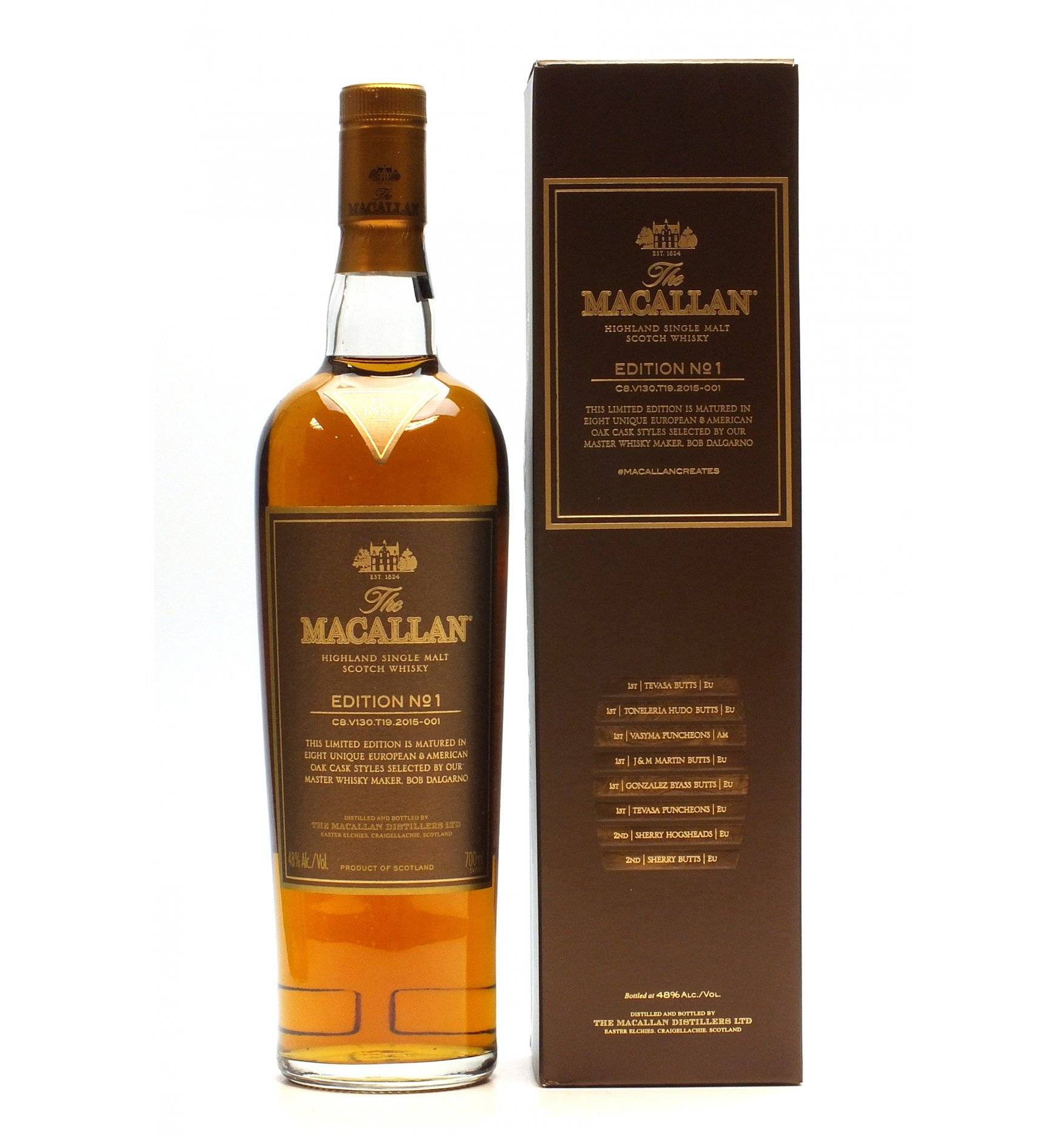 Macallan Edition No 1 700 Ml Whiskay Rare Exclusive Whiskies