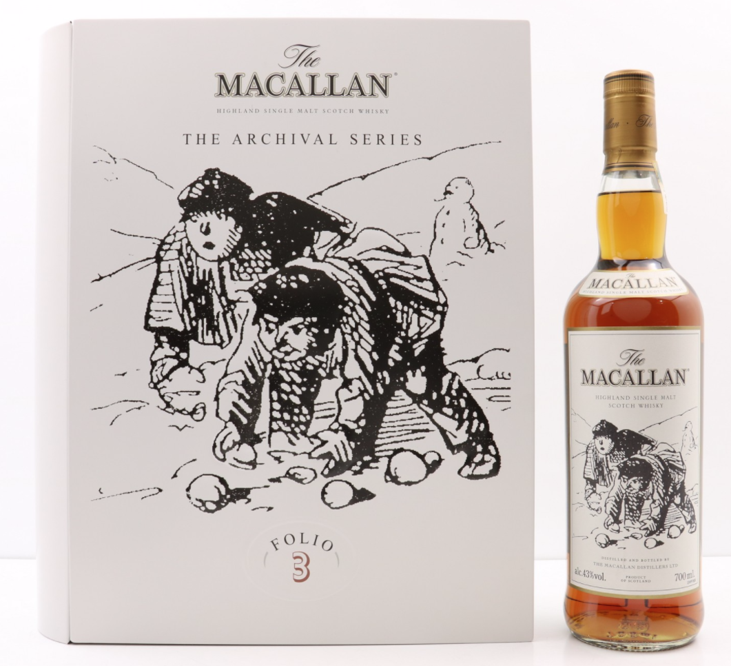 Macallan Archival Series Folio 3 Whiskay Rare Exclusive Whiskies